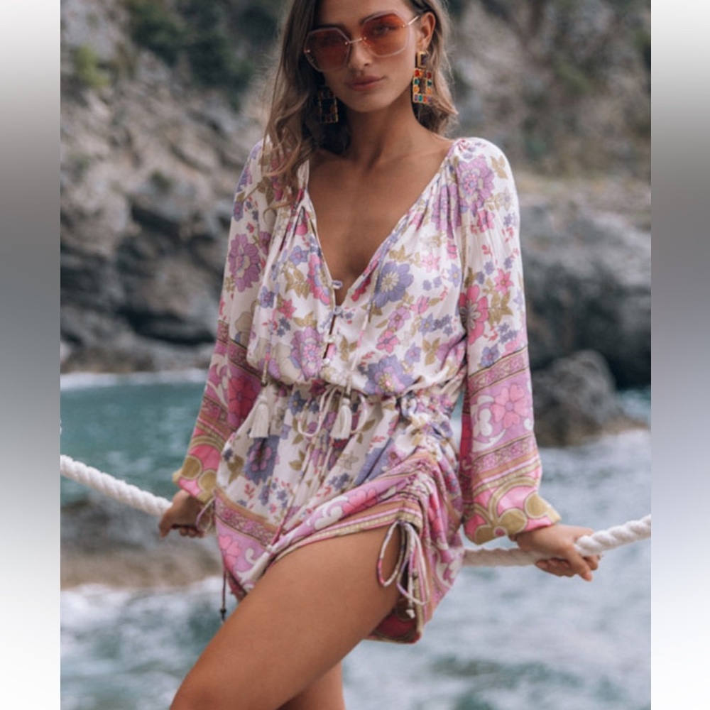 Spell & The Gypsy Collective Buttercup romper Meadow floral size XS